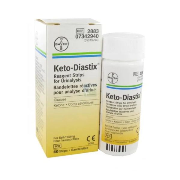 Bayer Bandelettes Réactives Ketodiastix 50 Bandelettes