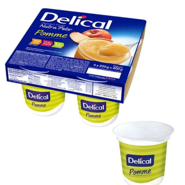 Delical Nutra pote pomme 2x400g