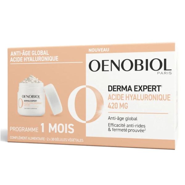 Oenobiol Derma Expert acide hyaluronique 420mg 60 gélules