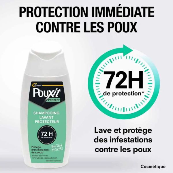 Pouxit Protect shampooing lavant protecteur 72H 200ml
