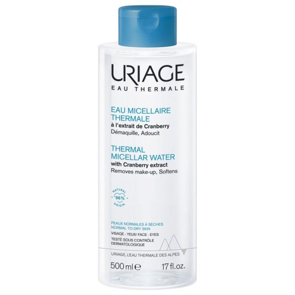 Eau micellaire thermale peau normale sèche 500ml