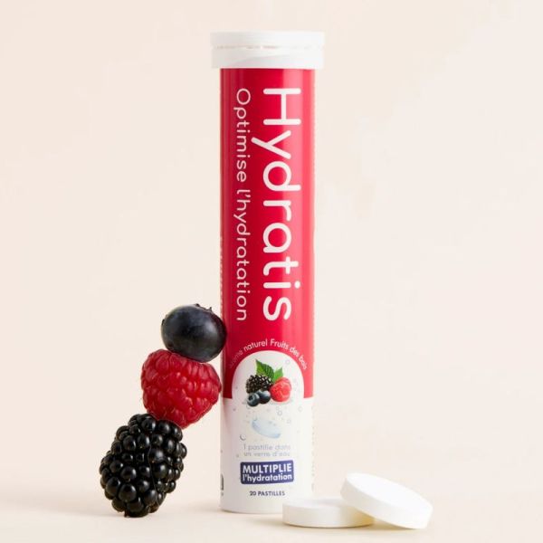 Hydratis arôme fruits des bois 20 pastilles effervescentes