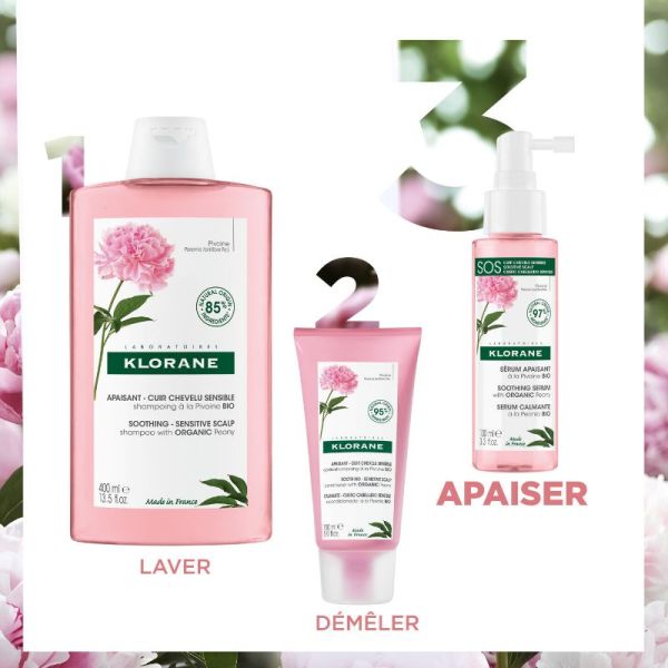 Klorane Pivoine sérum apaisant 100 ml