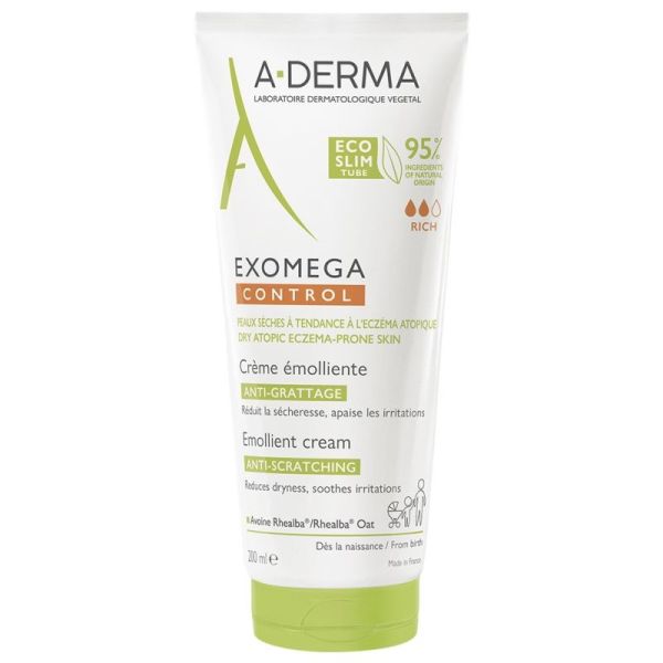 Exomega Control crème émolliente anti-grattage tube eco 200ml