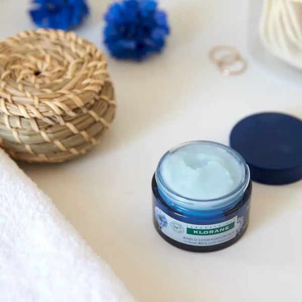 Klorane Bleuet Bio bain d'hydratation nuit 50ml