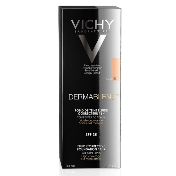 Vichy Dermablend fond de teint fluide correcteur 16H 35 Sand 30ml