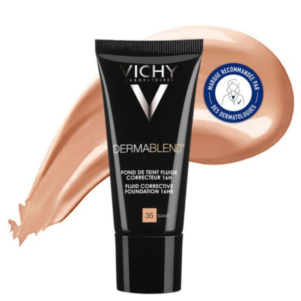 Vichy Dermablend fond de teint fluide correcteur 16H 35 Sand 30ml