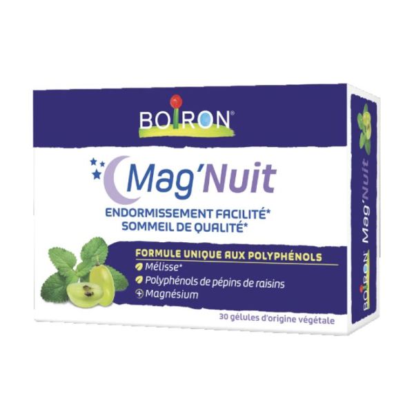 Boiron Mag'Nuit endormissement facilité 30 gélules