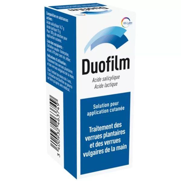 Duofilm traitement des verrues 15ml