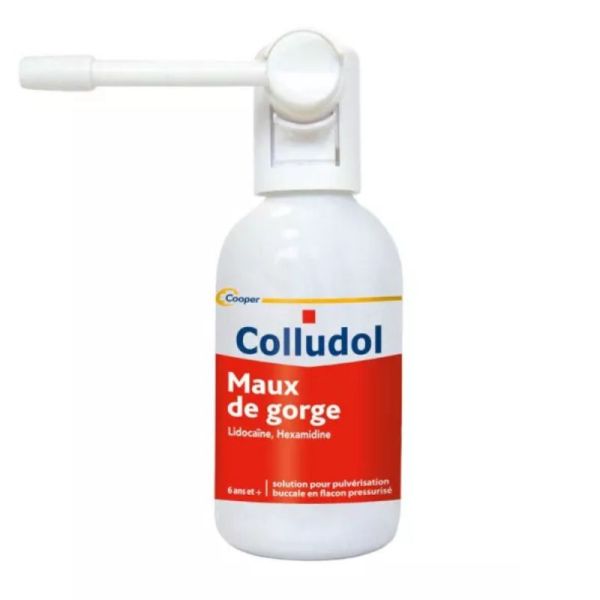 Cooper Colludol collutoire gorge spray buccal 30ml