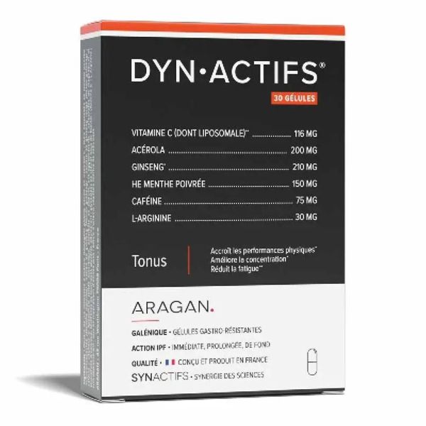 Aragan Synactifs Dyn Actifs Tonus 30 Gélules