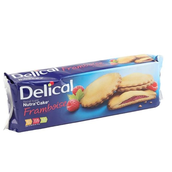 Delical HP HC Nutra Cake Biscuit fourré à la Framboise 9 biscuits