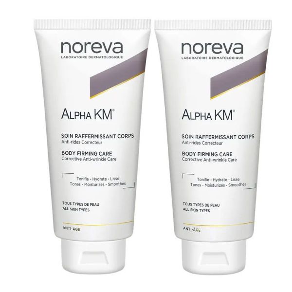 Noreva Alpha Km soin raffermissant corporel anti age 2x200ml