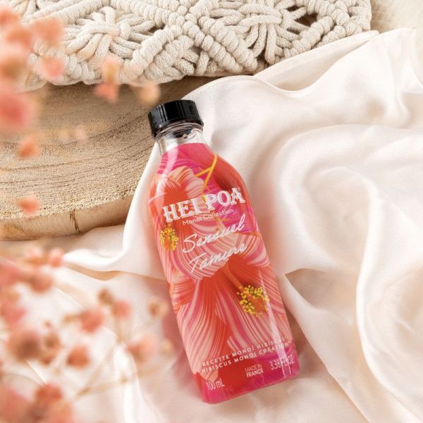Hei Poa Sensuel Tamure huile Monoï Hibiscus 100ml