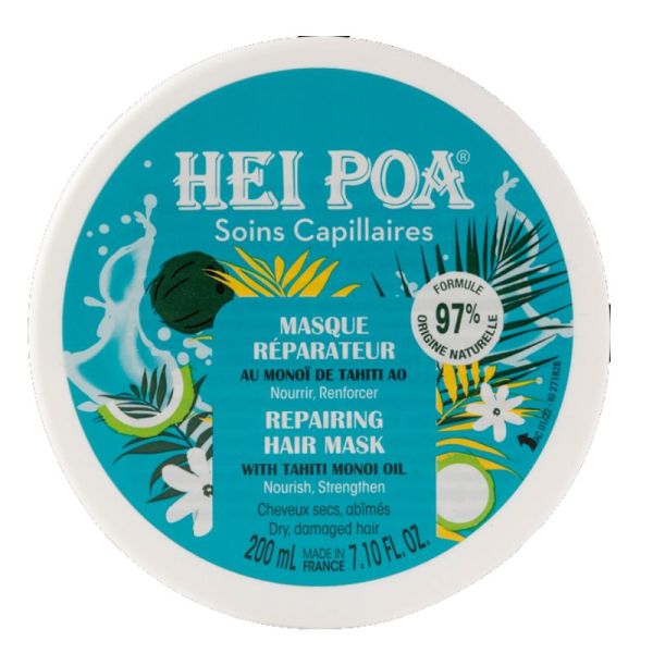 Hei Poa masque réparateur Monoï de Tahiti 200ml