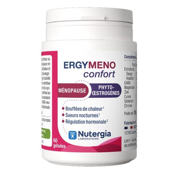 Nutergia ErgyMeno Confort Ménopause 60 Gélules