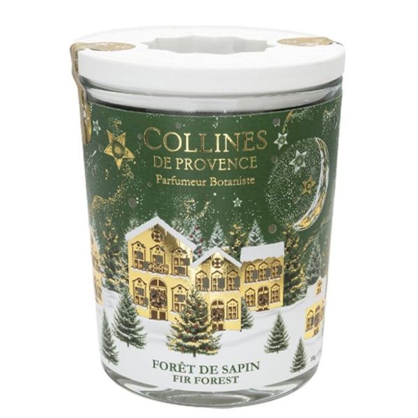 Collines de Provence Bougie Parfumée Noël Forêt de Sapin 180g