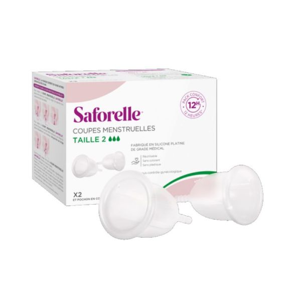 Saforelle Coupe Menstruelle Taille 2 X2