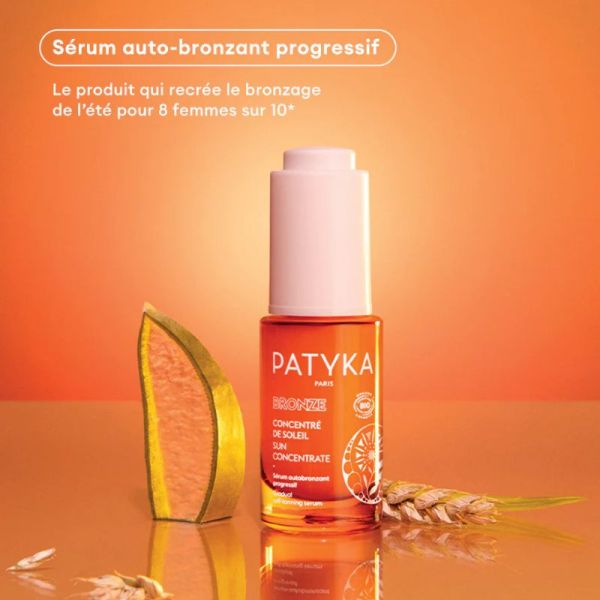 Patyka bronze concentré de soleil bio 15ml