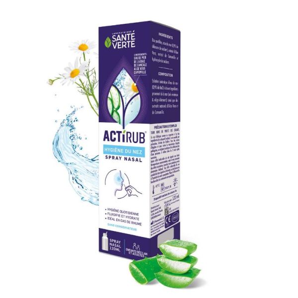 Sante Verte ActiRub spray nasal en cas de rhume et sinusite 20ml