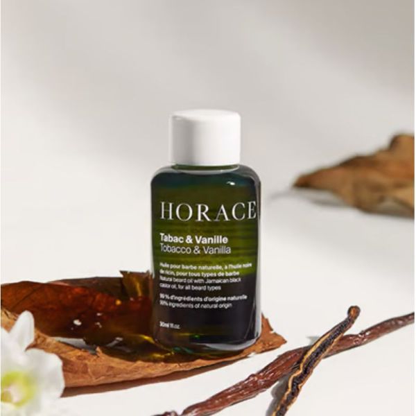 Horace Huile barbe tabac et vanille 30ml