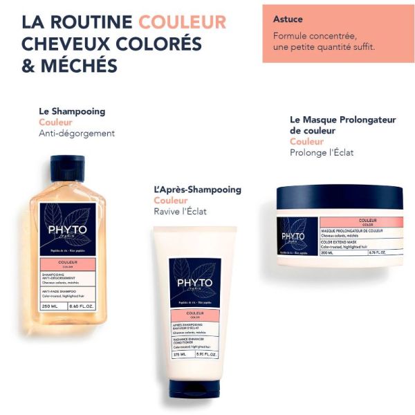 Phyto Couleur après-shampooing raviveur d'éclat 175ml