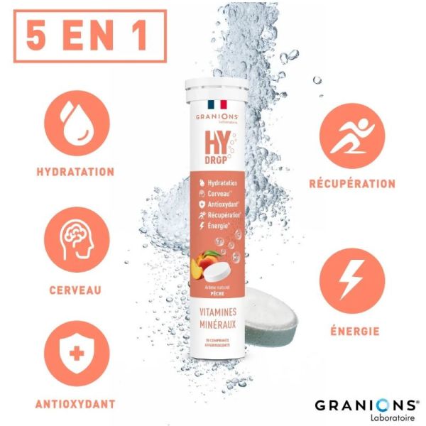 Granions Hydrop hydratation pêche 20 comprimés