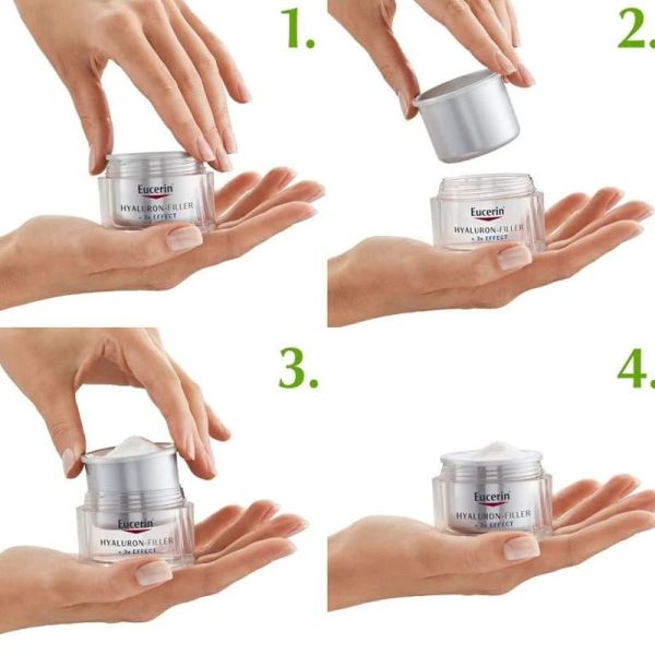 Eucerin Hyaluron-Filler + 3x Effect soin de jour SPF15 peau sèche recharge 50ml
