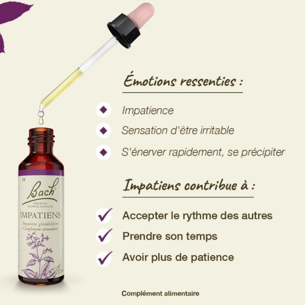 Fleurs de Bach Original Impatiens 20ml