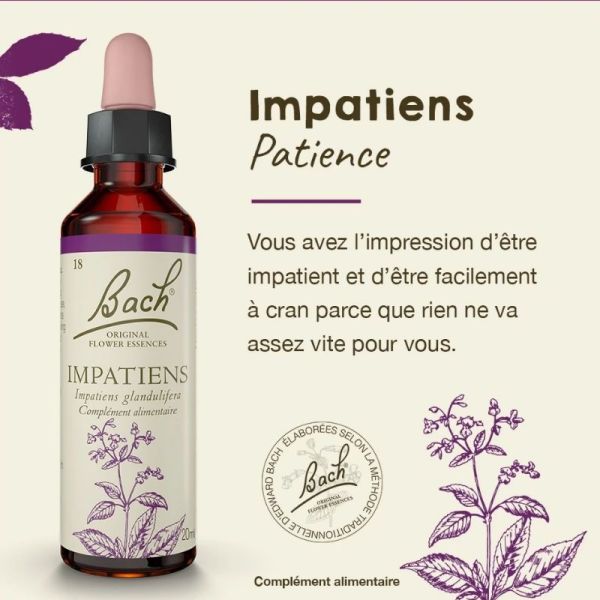 Fleurs de Bach Original Impatiens 20ml