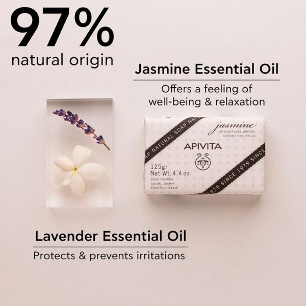 Apivita savon au Jasmin 125g