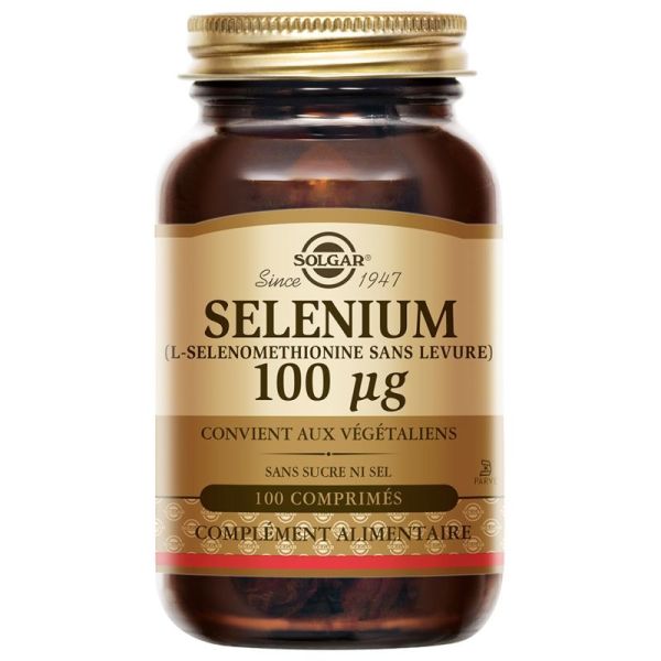 Solgar Selenium 100 µg 100 comprimés