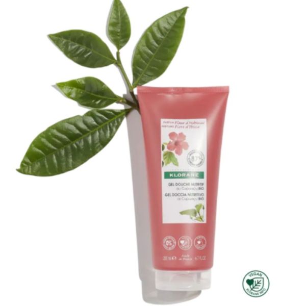 Klorane Fleur d'Hibiscus Bio gel douche nutritive 200ml