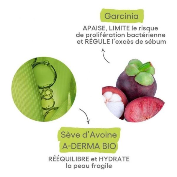 A-Derma Biology AC eau micellaire nettoyante purifiante Bio 200ml