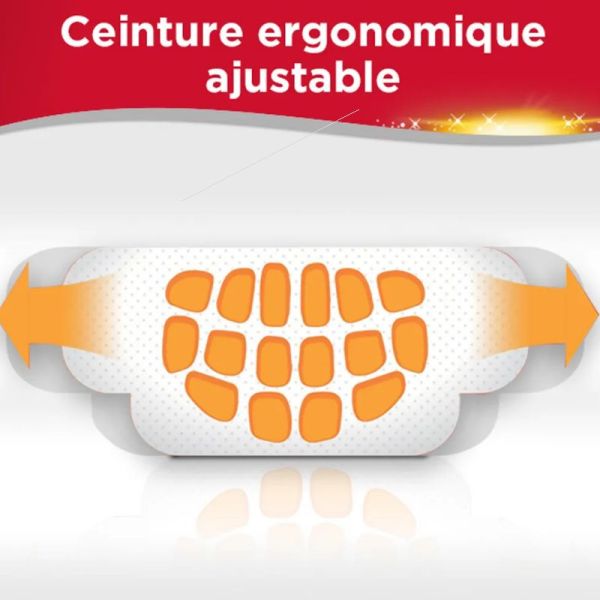 Thermacare patch auto chauffant Bas du dos et hanche 2 patchs