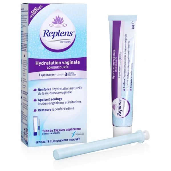 Replens Gel Vaginal Tube de 35 g avec Applicateur