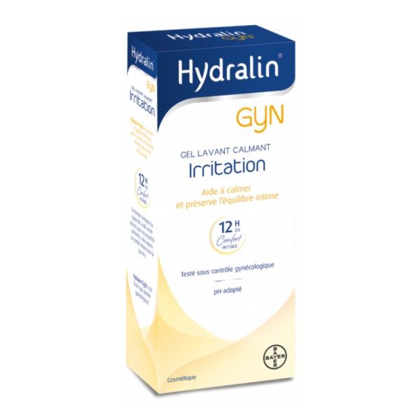 Hydralin Gyn gel lavant calmant irritation 200ml