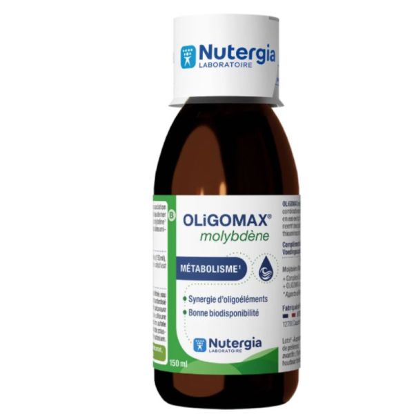 Nutergia Oligomax molybdène 150ml