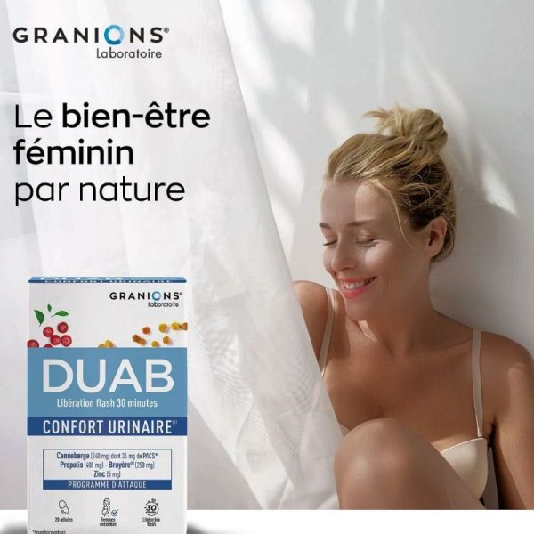 Granions Duab confort urinaire 60 gélules