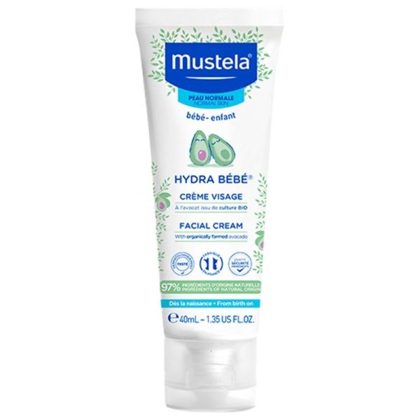 Mustela Hydra Bébé Crème Visage 40 ml