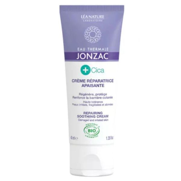 Eau de Jonzac +Cica Crème Réparatrice Apaisante Bio 40 ml