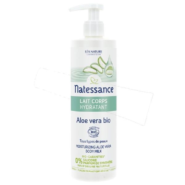 Natessance lait corps hydratant Aloé vera bio 400ml