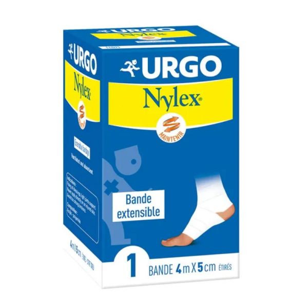 URGO Nylex® Bande extensible Blanc 5 cm x 4m