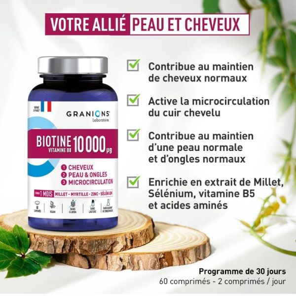 Granions Biotine 60 comprimés