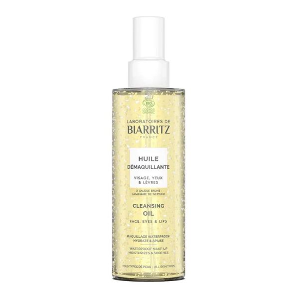 Laboratoires de Biarritz nettoyants huile démaquillante Bio 200ml