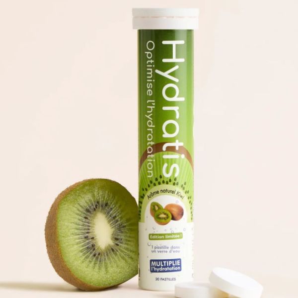 Hydratis arôme Kiwi 20 pastilles effervescentes