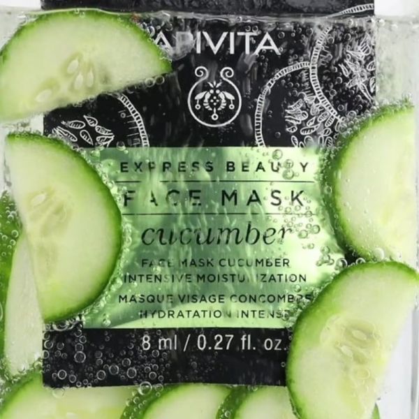 Apivita Express Beauty masque visage hydratation intense au concombre 2 x 8 ml