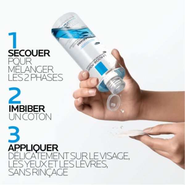 Roche Posay Tolériane eau micellaire biphaséep eaux sensibles 400ml