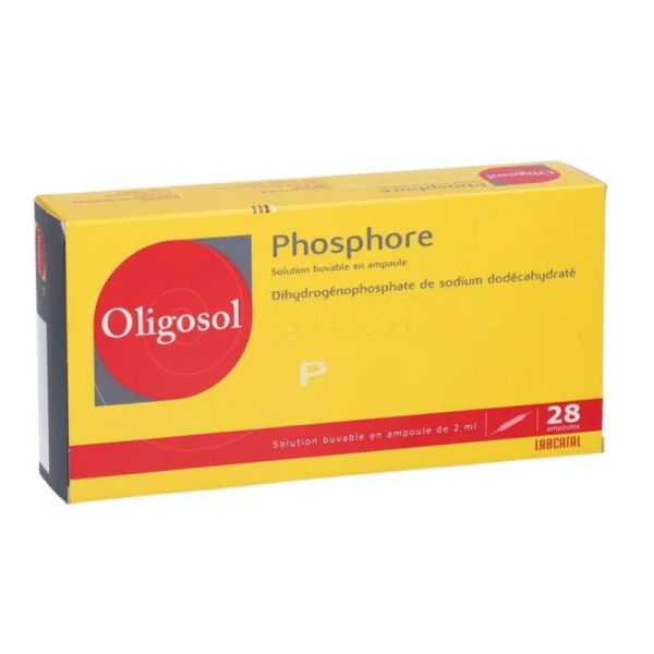 Oligosol Phosphore 25 ampoules 2ml