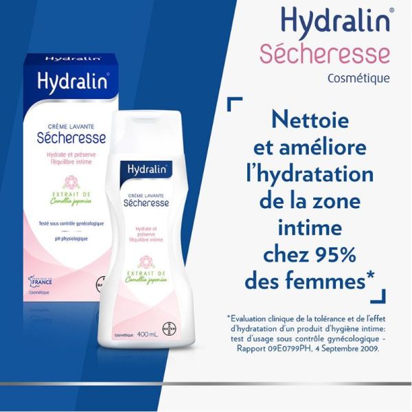 Hydralin crème lavante intime sécheresse 200ml